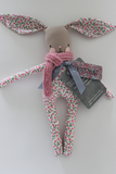 MiniBob Bunny - Liberty print & pink scarf